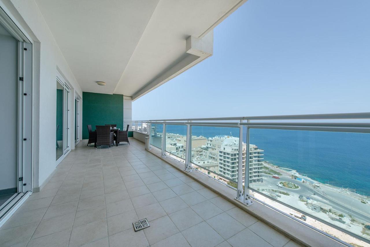 Seafront Luxury Apartment With Pool Sliema Bagian luar foto