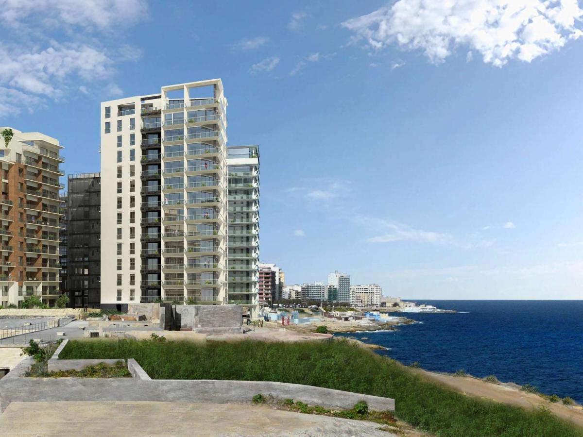 Seafront Luxury Apartment With Pool Sliema Bagian luar foto